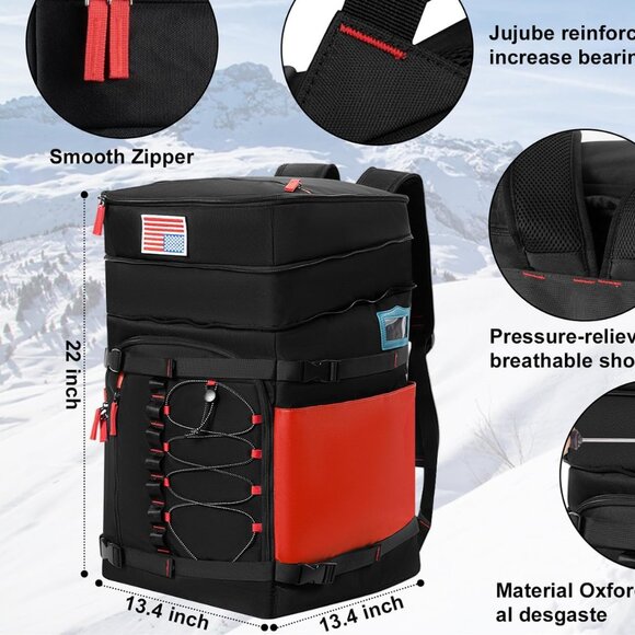 Ski Boot Bag, 65L Ski Boot Bag - Picture 4 of 7